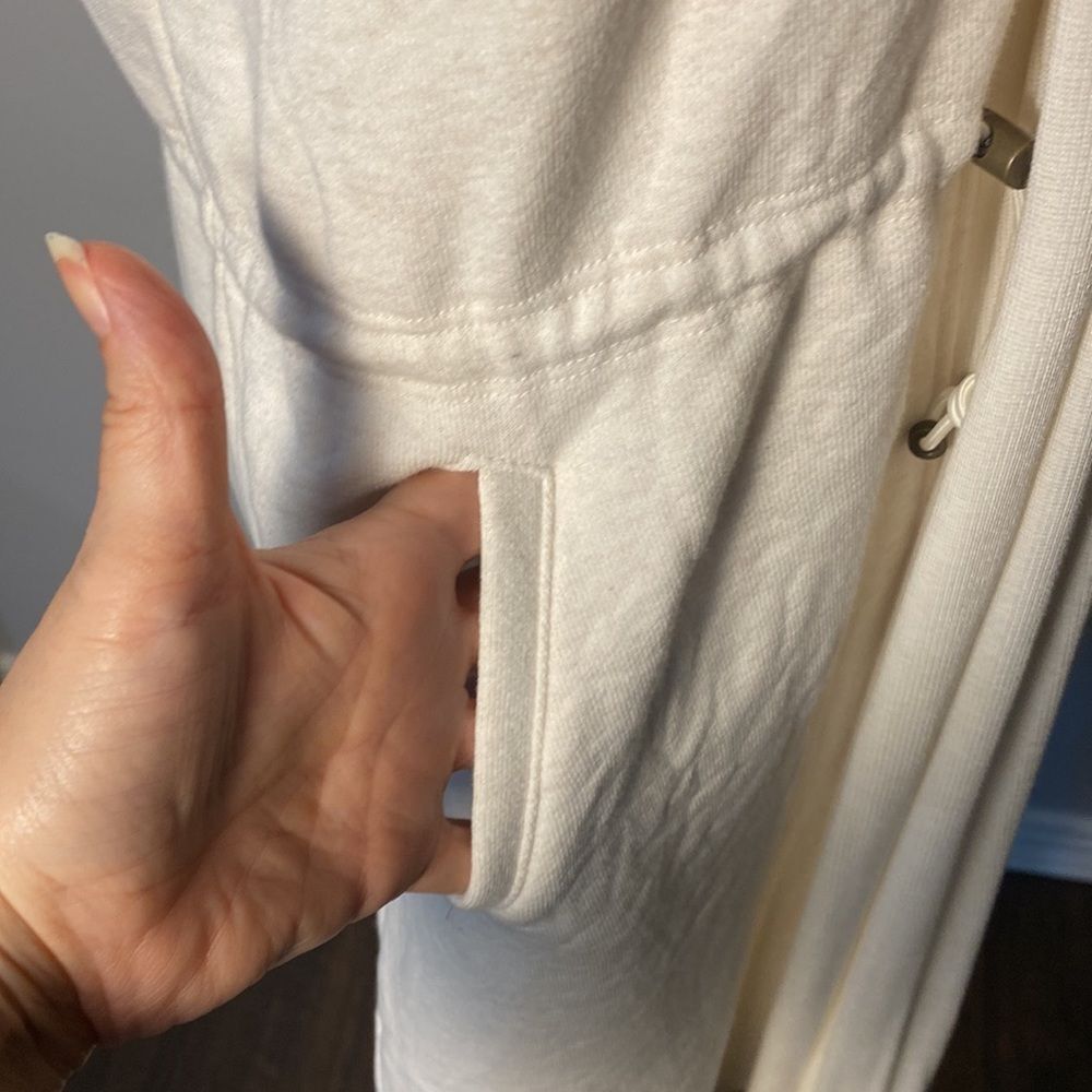 Anthropologie Cream Saturday Sunday Avasa Duster Maxi Cardigan (Size S) - Picture 5 of 11